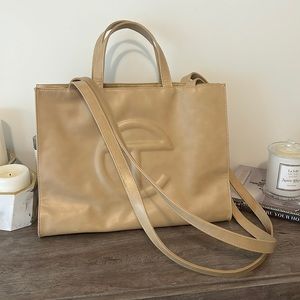 Medium Cream Telfar Shopper